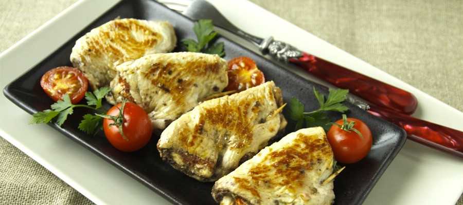 Filets de poulet farcis