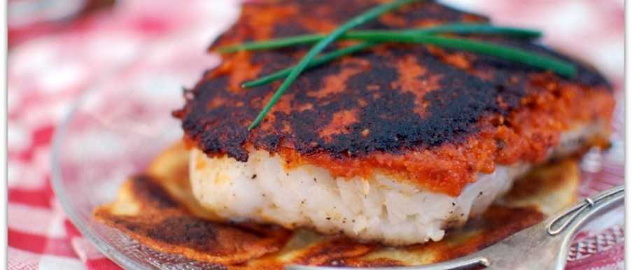 Cabillaud en croûte de pesto