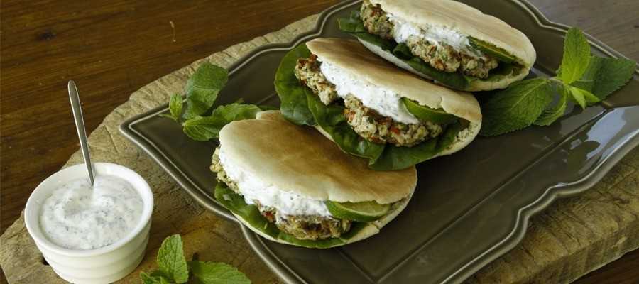 Burger de poulet à la Libanaise