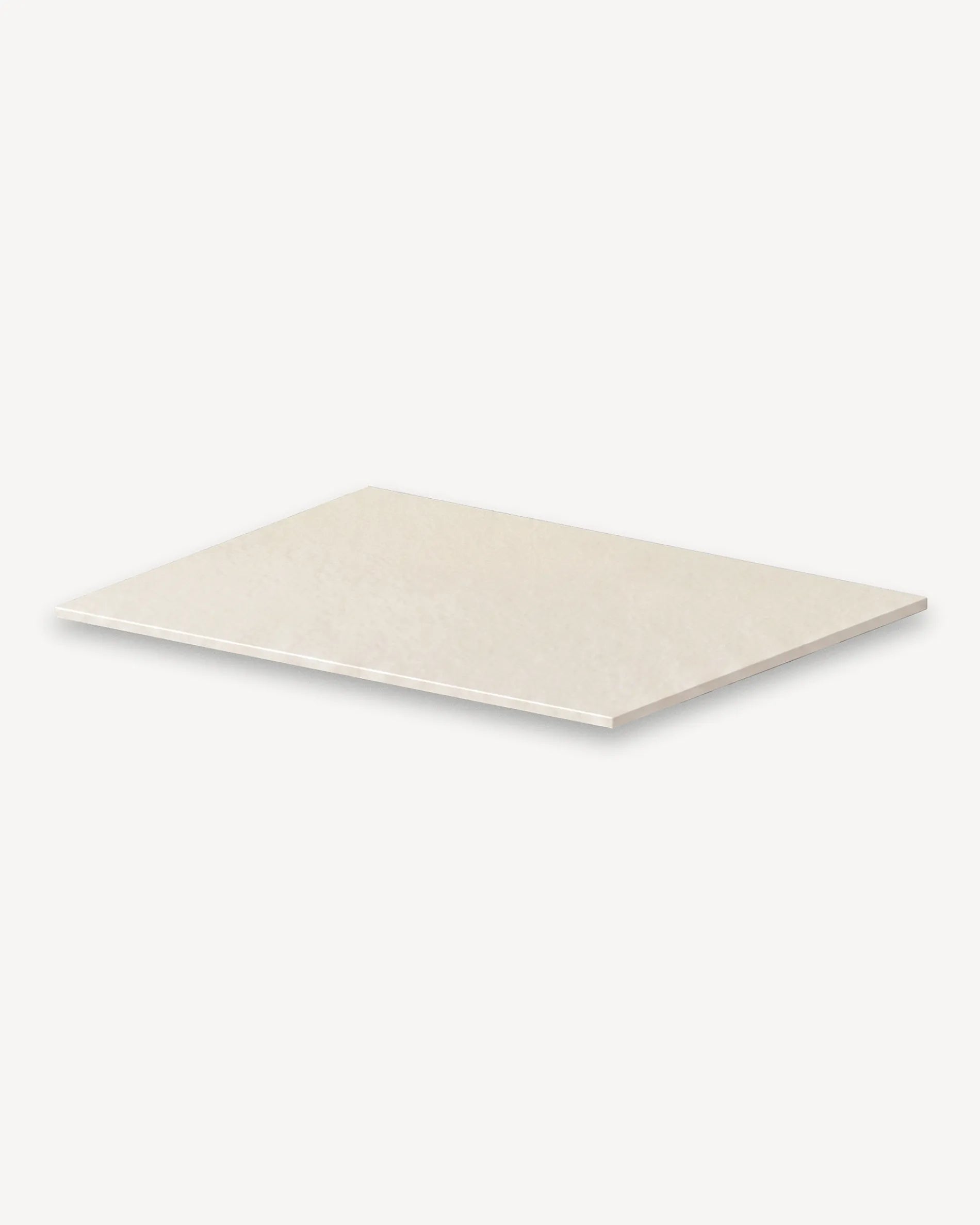 Beigefarbenes Creme-Tablett Modul Classic PILOTIS, freigestelltes Packshot auf weißem Hintergrund