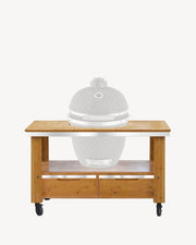 Carrello in legno con cassetti