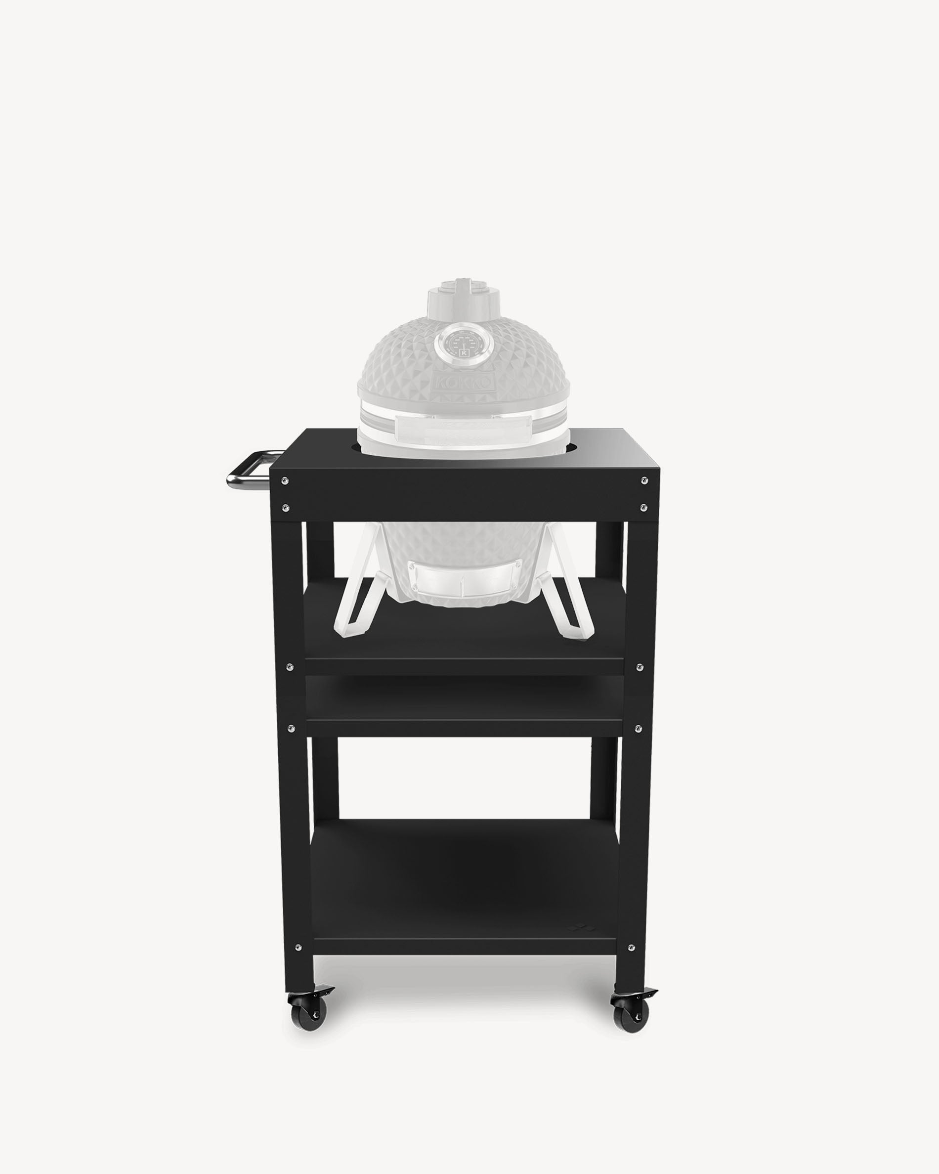 Carrello in metallo nero per Little Kokko 13''