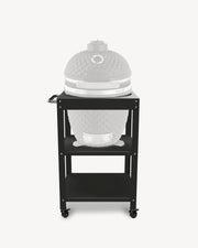 Schwarzer Metall-Beistelltisch für Kokko L 18''