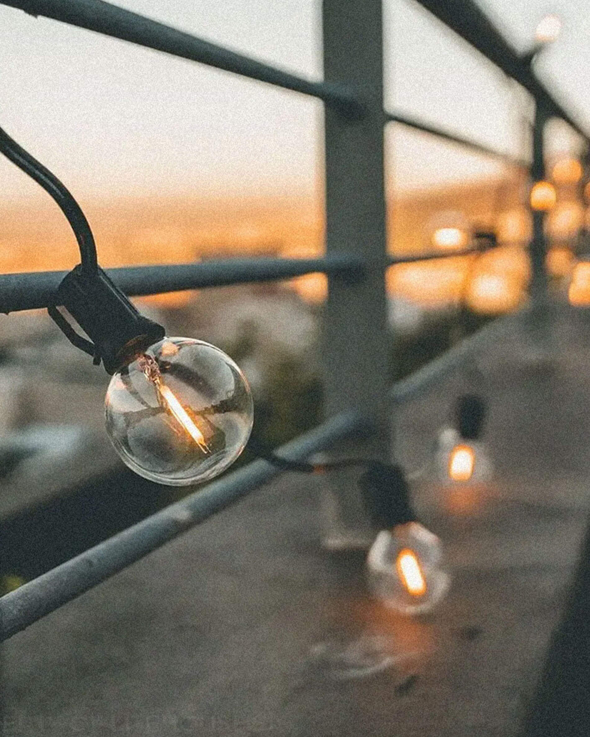 Solar-Lichterkette mit Filament