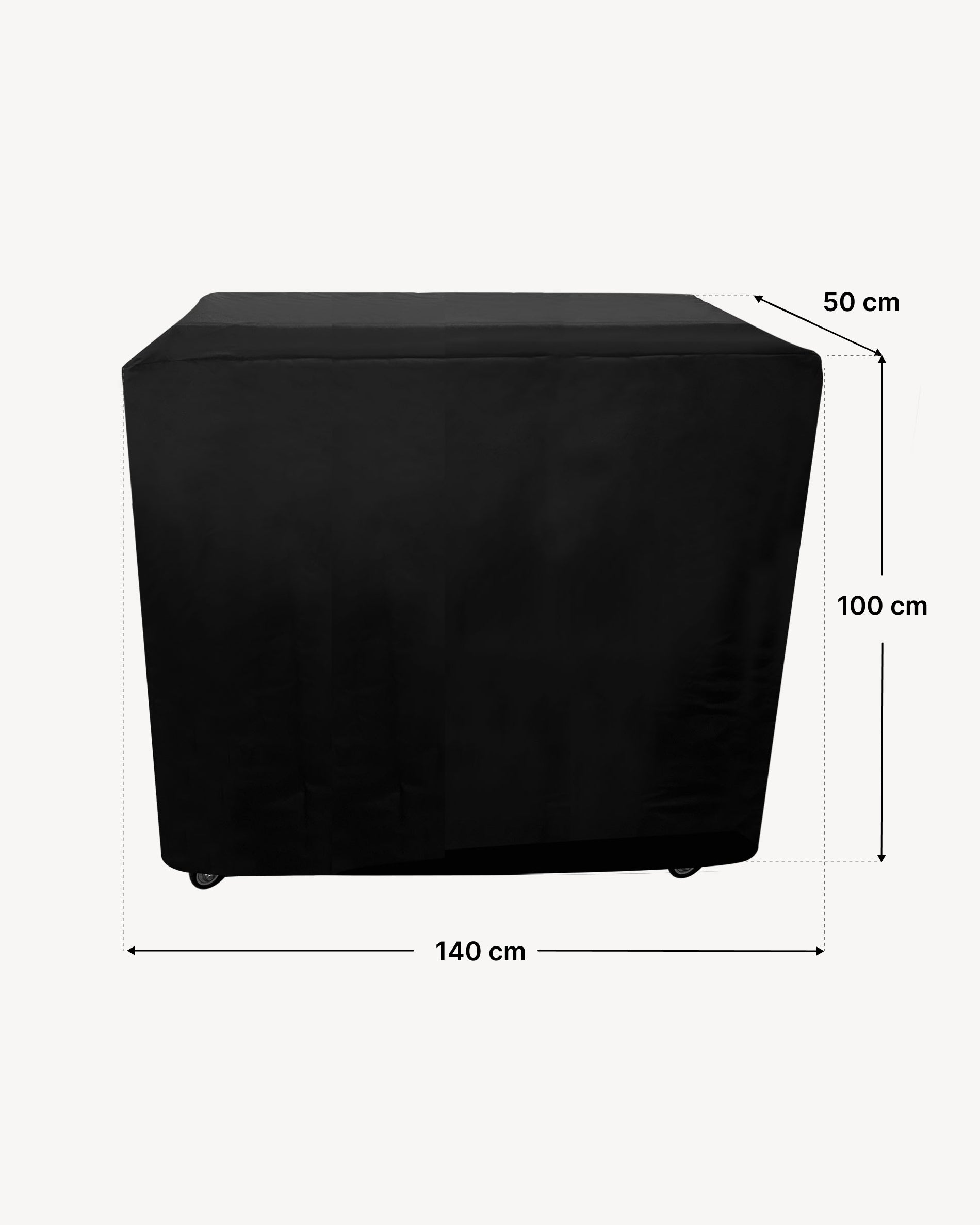 Dimensioni copertura carrello 50x140