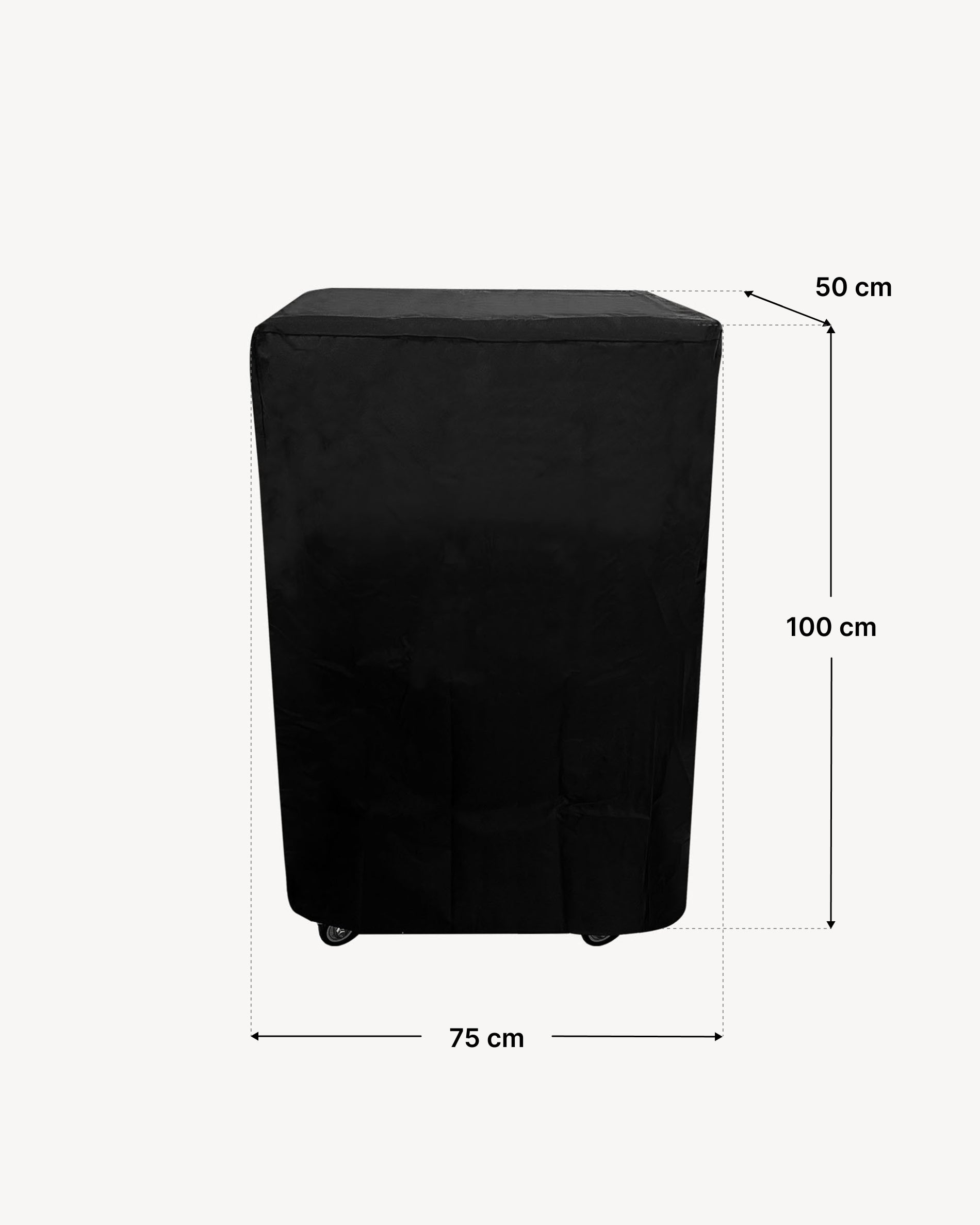 Dimensioni copertura carrello 50x75