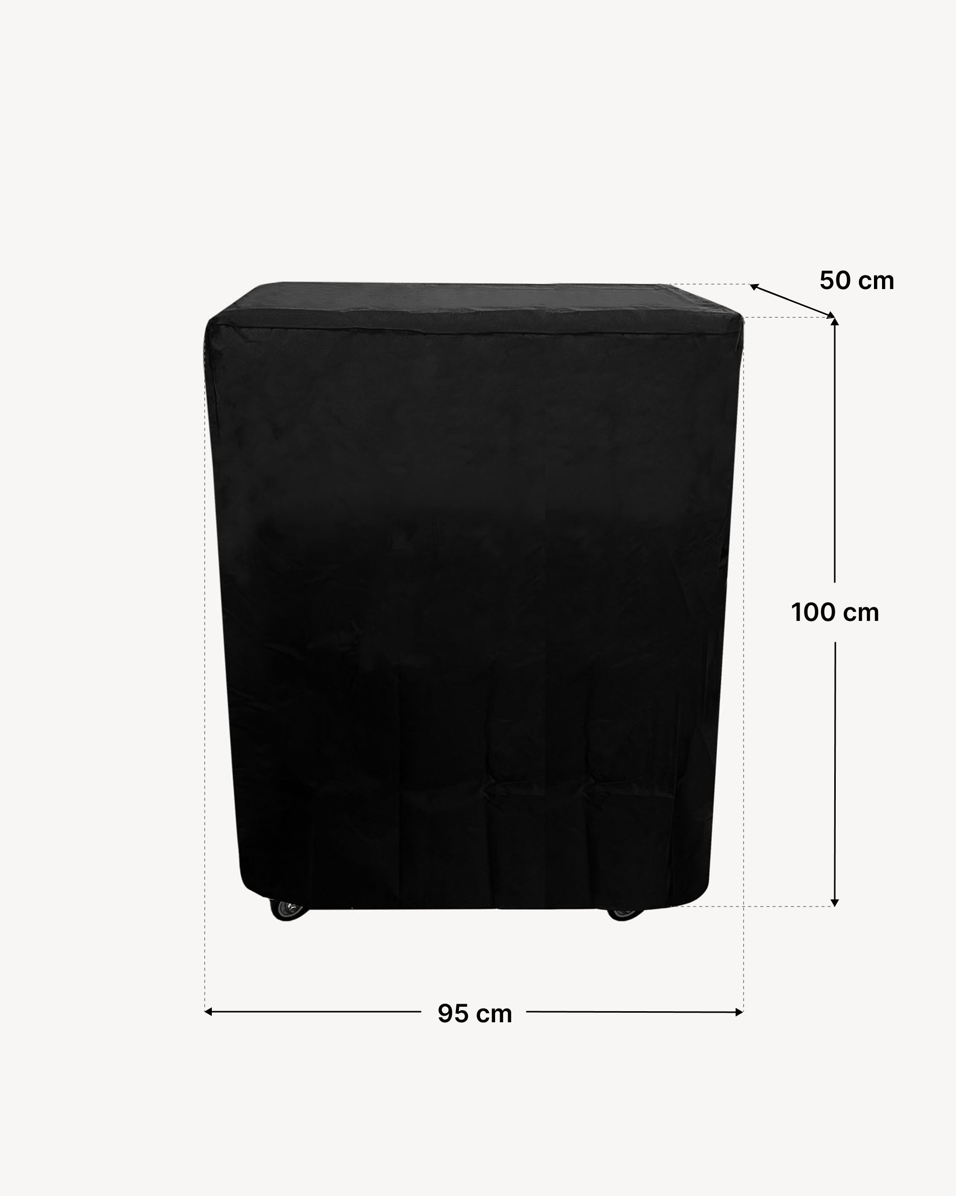 Dimensioni copertura carrello 50x95