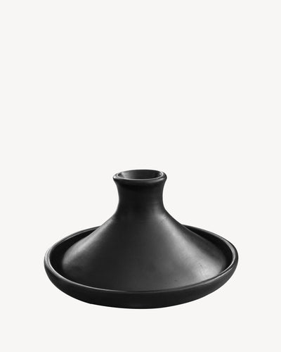 Plat à tajine en argile noire Chamba - Ø32cm